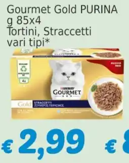 Market Ingross Gourmet Gold Purina Tortini, Straccetti vari tipi* offerta