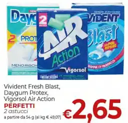 Maxi Nonna Isa Vivident Fresh Blast, Daygum Protek, Vigorsol Air Action offerta