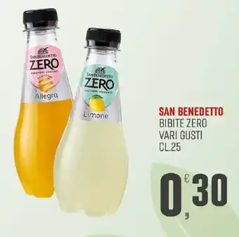 Maxipiù San Benedetto bibite zero offerta