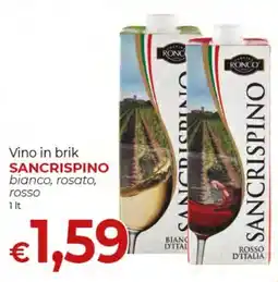 Maxi Nonna Isa Vino in brik SanCrispino offerta