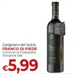 Maxi Nonna Isa Carignano del Sulcis Franco di Piede offerta