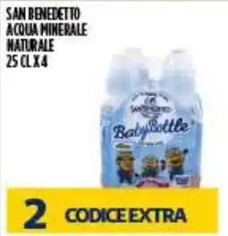 Netto Supermercati San Benedetto acqua minerale naturale offerta