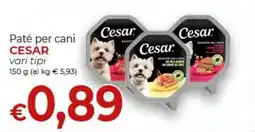 Maxi Nonna Isa Paté per cani Cesar offerta