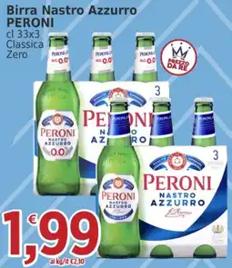 Market Ingross Birra Nastro Azzurro Peroni offerta