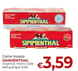 Maxi Nonna Isa Carne lessata SIMMENTHAL original, meno sale offerta