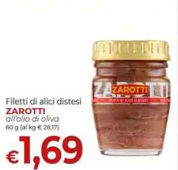 Maxi Nonna Isa Filetti di alici distesi Zarotti offerta