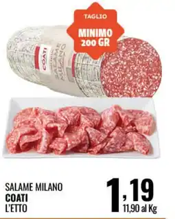 Gecop Salame Milano Coati offerta