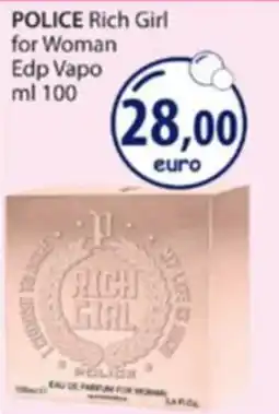 Acqua & Sapone Police Rich Girl for Woman offerta