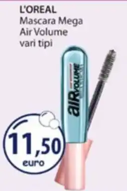 Acqua & Sapone L'Oréal Mascara Mega Air Volume offerta