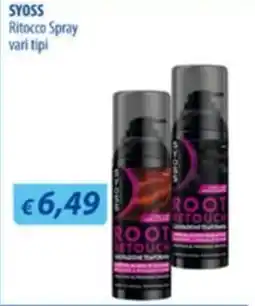 Acqua & Sapone Syoss Ritocco Spray offerta