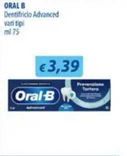 Acqua & Sapone Oral-B Dentifricio Advanced offerta