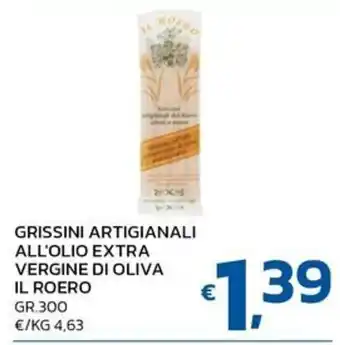Grissini artigianali all'olio extra vergine di oliva Il Roero