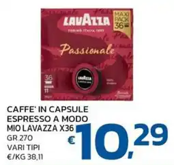 Ok Market Caffè in capsule Lavazza Passionale offerta
