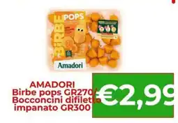 Supermercati Pasquale Prisco Amadori Birbe pops offerta