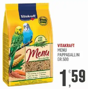 Vitakraft Menu Pappagallini