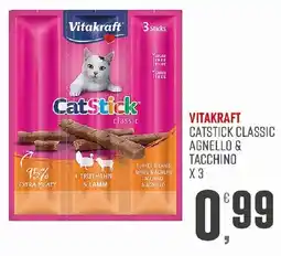 Maxipiù Vitakraft CatStick classic Agnello & Tacchino offerta