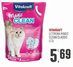 Maxipiù Vitakraft lettiera magic clean classic offerta