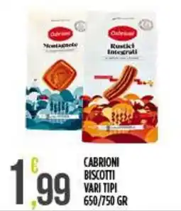 Netto Supermercati Cabrioni biscotti vari tipi offerta
