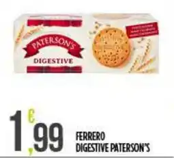 Netto Supermercati Ferrero Digestive Paterson's offerta