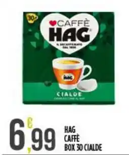Netto Supermercati Hag caffè cialde offerta