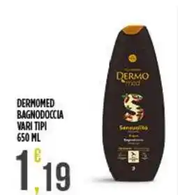 Netto Supermercati Dermomed bagnodoccia vari tipi offerta
