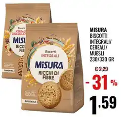 Gecop Biscotti integrali Misura offerta