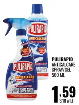 Gecop Pulirapid anticalcare spray/gel offerta