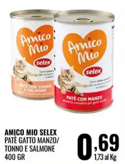 Gecop Amico Mio Selex Paté Gatto Manzo offerta
