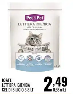 Gecop Io&Te lettiera igienica gel di silicio offerta