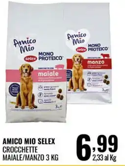 Gecop Amico Mio Selex Crocchette Maiale/Manzo offerta