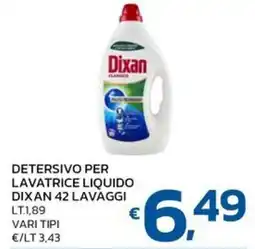 Ok Market Detersivo per lavatrice liquido Dixan offerta