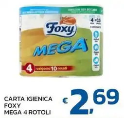 Ok Market Carta igienica Foxy Mega offerta