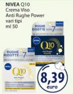 Acqua & Sapone NIVEA Q10 Crema Viso Anti Rughe Power offerta