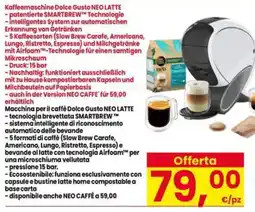 Interspar Macchina per il caffè Dolce Gusto NEO LATTE offerta