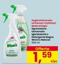 Interspar Winni's igienizzante e detergente bagno offerta
