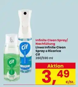 Interspar Infinite Clean Spray Cif offerta