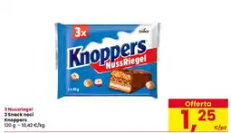 Interspar Nussriegel Snack noci Knoppers offerta