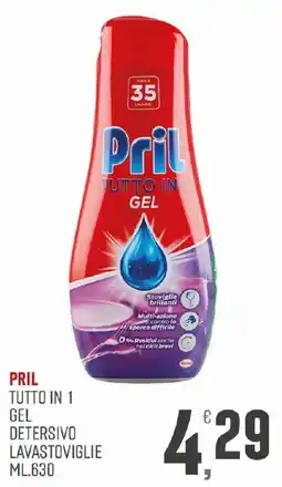 Maxipiù Pril tutto in 1 gel offerta
