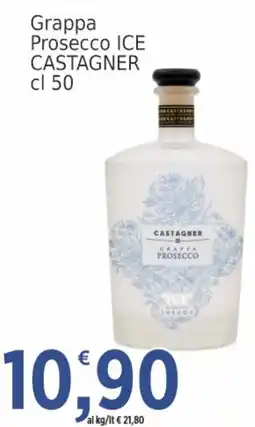 Market Ingross Grappa Prosecco ICE Castagner offerta