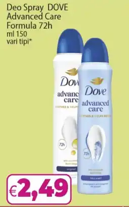 Market Ingross Deo Spray Dove Advanced Care Formula 72h offerta