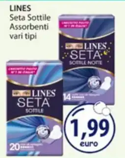 Acqua & Sapone Lines Seta Sottile Assorbenti offerta