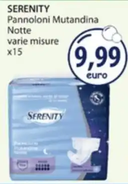 Acqua & Sapone Serenity Pannoloni Mutandina Notte offerta
