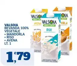Sigma ValsOia bevanda 100% vegetale offerta