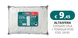 Altasfera Altasfera 3 posate cpla + tovaglia x100 offerta