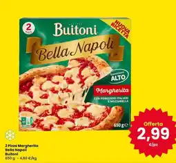 Eurospar Pizza Margherita Bella Napoli Buitoni offerta