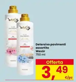 Eurospar Detersivo pavimenti assortito Wexór offerta