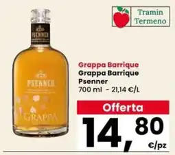 Interspar Grappa Barrique Psenner offerta