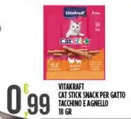 Netto Supermercati Vitakraft Cat Stick Snack per Gatto offerta
