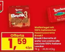 Interspar Break3 Loacker offerta