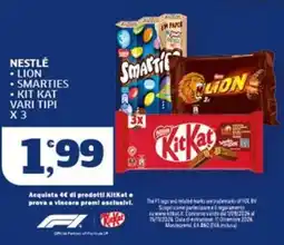 Sigma Smarties Nestlé offerta